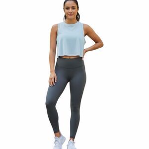 ATHLETA Women’s Light Blue Sleeveless Muscle Tank Top Size Small